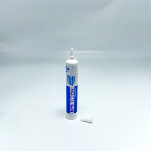 Tubo de PE blanco de 2 o 5 capas con tapón de rosca de extremo puntiagudo para envasar ungüentos medicinales, cosméticos o pasta de dientes infantil multiusos. - Product Image 2