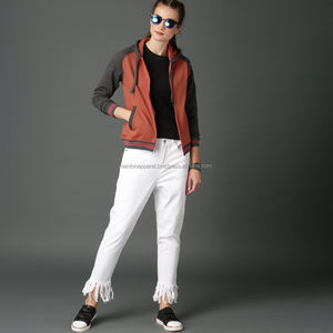 Sudadera con Capucha de Color en Contraste Nardon Apparel para Mujer, Otoño Invierno, Ecológica, Holgada, Informal - Product Image 1