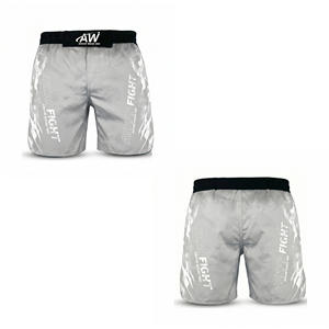 Shorts MMA gris pour homme Askar Wear Ind, impression par sublimation, séchage rapide, coupe régulière, vêtements d'arts martiaux mixtes, taille adulte - Product Image 4