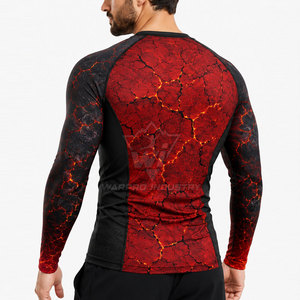 New Arrival Compression Rash Guard for Men Long Sleeve Quick Dry Performance Shirt for Swim Surf Gym Workout - Product Image 5