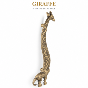 Poignée de porte principale GIRAFFE en finition antique mate pour entrées résidentielles élégantes, intérieurs de maison et quincaillerie architecturale. - Product Image 3
