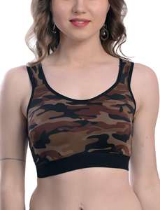 Sujetador Deportivo Sin Costuras para Mujer, Talla Grande, Cobertura Completa, con Logotipo Frontal, Diseño Transpirable, para Yoga - Product Image 2