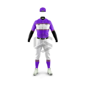 Wholesale Manufacturer's Custom New Design Breathable Plus Size Baseball Jerseys <b>Pants</b> Set Sportswear Uniform 100% Polyester - Product Image 2