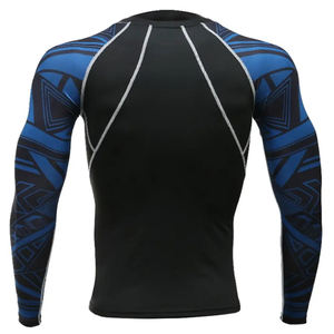 Camiseta Deportiva MMA Personalizada, OEM, con Estampado Personalizado, Protección UV, Manga Larga, para Surf y Grappling, Secado Rápido, Spandex/Nylon - Product Image 2
