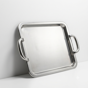 Stainless Steel 304 Food Grade Gold Plated Rectangular Serving <b>Tray</b> <b>Large</b> Decorative Metal Platter Wedding Tableware Gift <b>Trays</b> - Product Image 5