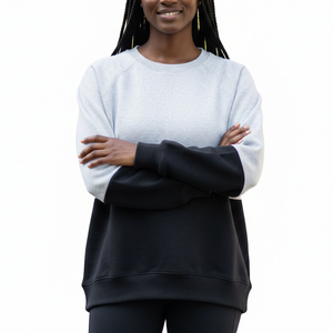Sudadera con capucha para mujer con logotipo personalizado bordado en la parte delantera, 100% algodón, informal, holgada, gruesa, para invierno, precio económico, precio al por mayor. - Product Image 2