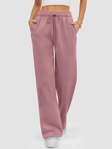 Premium Fleece Lined Breathable Waterproof Midweight Wide Leg Sweatpants-<b>Thermal</b> Winter Joggers for Men-Custom Oversized <b>Pants</b> - Product Image 2