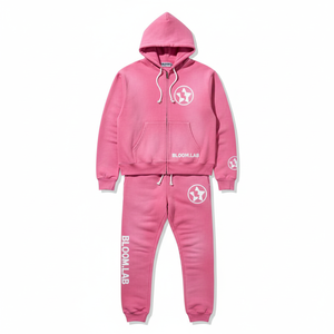 High Quality Customized logo Sweatpants and Hoodie Set Track Suits Trousers Two Piece Set Jogger Tracksuit for Men and women - Product Image 2