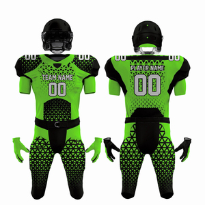 Uniforme de football américain court, haute élasticité, respirant, vente en gros, avec patch brodé personnalisé, logo d'équipe, résistant aux rayures, équipement de gridiron - Product Image 6