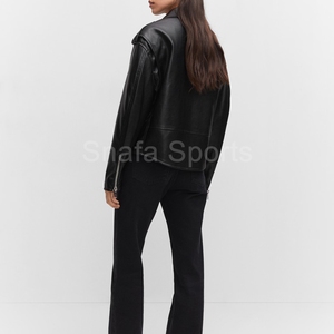 New Latest Design Leather Jackets With Customized Women winter Jacket For Online sale in Affordable price - Product Image 3