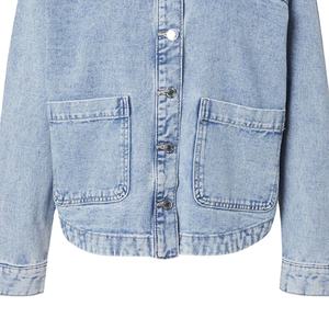 Chaqueta Vaquera de Mezclilla para Mujer, Estilo Casual, Chaqueta de Otoño, Abrigo con Botones, Chaqueta Vaquera Extra Grande para Damas 2026 - Product Image 2