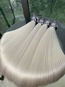 Extensiones de Cabello Vietnamita Virgen de Alta Calidad a Precio de Fábrica, Longitud Completa, Rubio # 60ash con Envío a Todo el Mundo - Product Image 5