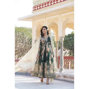 MASAKA READYMADE ALIA CORTE VESTIDO CON DUPATTA 2017 - Product Image 4