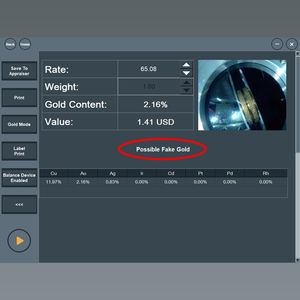 Napco 보석 XRF 금 시험 분석기 금 순도 기계 테스터 - Product Image 5