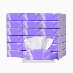 Eco Friendly Bamboo Pulp Facial <b>Tissue</b> <b>Paper</b> 4 Ply 400 Pulls Soft Pack Skin Friendly <b>Tissue</b> Supplier - Product Image 4