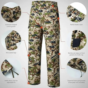 Outdoor Trousers Men Stylish Waterproof Tactical Cargo Pants Breathable Lightweight Hiking Hunting Work Pants Plus Size - Product Image 6