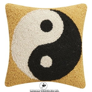 Housse de coussin carrée style nordique bohème ethnique 2026, technique tissée, brodée, touffetée, vintage, écologique, personnalisable, OEM, vente en gros - Product Image 1