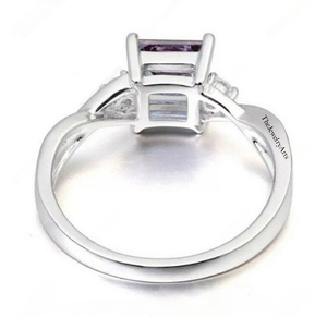 High Quality Vintage <b>Alexandrite</b> Colour Changing 925 Silver Gemstone <b>Ring</b> for Women's Wedding Anniversary & Party Jewelry - Product Image 3
