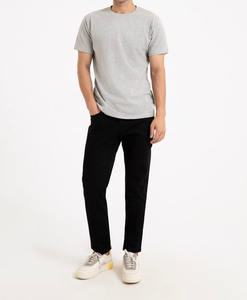 T-shirt streetwear de luxe surdimensionné, sur mesure, à épaules tombantes, en tissu tricoté 100% coton épais, pour un public ciblé - Product Image 6