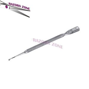 Empujador de cutículas de uñas al por mayor herramienta de manicura de acero inoxidable para limpiar cutículas - Product Image 6