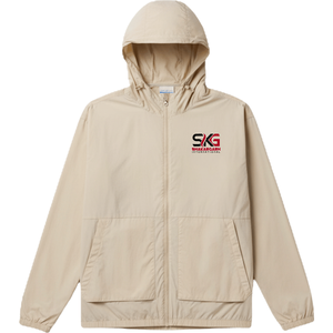 Chaqueta cortavientos con capucha y logotipo personalizado, ligera, con cremallera, impermeable para exteriores, para hombre - Product Image 1