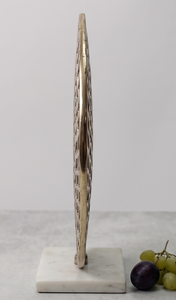 Adorable Design Metal Sculpture and <b>Object</b> Marble Base Gold Color Shiny Polished Handcrafted Metal Designer Creative Tabletop - Product Image 3