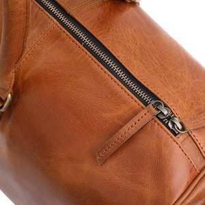 Trousse de Toilette Suspendue en Cuir Vintage avec Fermeture Éclair Grande Capacité pour Garçons d'Honneur pour Noël - Product Image 5