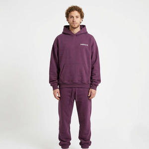 Ensemble de survêtement à capuche en molleton coupe ajustée pour homme Hawk Eye Sports, nouvelle collection, respirant, antibactérien, avec étiquette personnalisée - Product Image 4