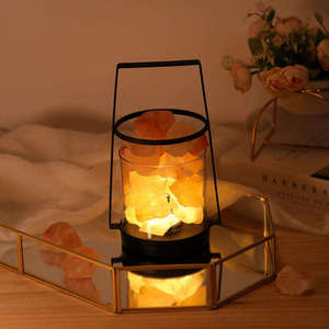 Lámpara de Sal Rosa del Himalaya Natural Nueva al por Mayor con USB/Batería, Lámpara de Sal de Roca del Himalaya - Product Image 1