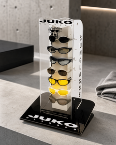 Custom <b>Acrylic</b> Eyeglass <b>Display</b> <b>Stand</b> Modern Stable Design for Optical Stores Retail Shops Advertising <b>Displays</b> - Product Image 5