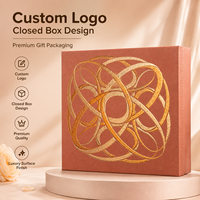 Boîtes cadeaux rigides personnalisées en or, logo personnalisé, boîte de luxe multi-usages pour thé, chocolat, bijoux, cosmétiques