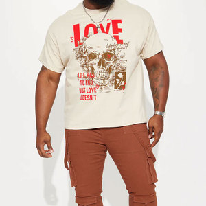 T-shirts personnalisés pour hommes, 100% coton noir épais, délavé à l'acide, motif vintage Dragon Ball Z Goku Anime - Product Image 3