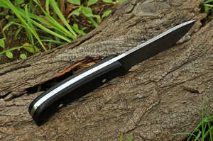 Couteau de chasse professionnel en acier Damas de haute qualité avec manche en Micarta, personnalisable, support OEM/ODM, qualité industrielle DIY - Product Image 3