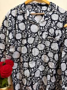 Conjunto de Pijama para Mujer 100% Algodón con Estampado de Leopardo, Manga Larga, Botones, Ecológico, Ropa de Dormir de Verano, Suave y Transpirable - Product Image 3