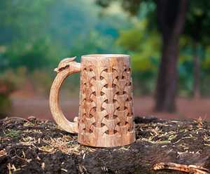 Wood Luxury Eco-Friendly Stocked Microwave Safe <b>Mug</b>-Classic Design for Home Office Parties & Weddings - Product Image 6