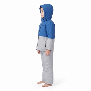 Traje de Esquí para Niños y Niñas, Impermeable, Cortavientos, con Capucha, Forro Polar, Aislante, para Snowboard y Actividades al Aire Libre - Product Image 3