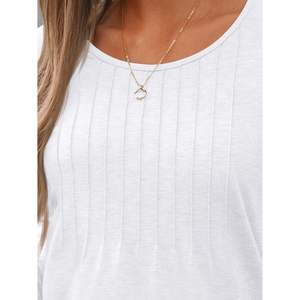 2025 2025 otoño moda mujer blusas de manga larga negocios Casual cuello redondo plisado Tops moda básica suelta trajes tamaño 4XL - Product Image 1