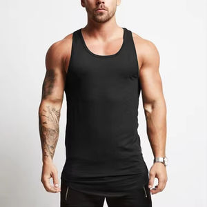 Débardeurs de sport pour hommes en coton, sans manches, respirants, pour la musculation et la gym - Product Image 4