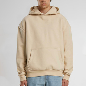 Sweat à capuche surdimensionné de qualité supérieure pour hommes, 100% coton doux, personnalisable avec logo et broderie, commande en gros disponible - Product Image 1