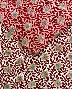 Tissu imprimé au bloc Jaipur Sanganeri, coton fait main, respirant, écologique, pour chemises, robes et sacs pour filles et garçons - Product Image 1