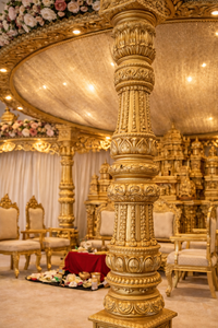 มณฑปงานแต่งงานอินเดียใต้สุดงดงาม แมนดาปารี แมนดาปาปาม แบบดั้งเดิม คันยาดานัม ไฟเบอร์แมนดาปาปาม นิวยอร์ก - Product Image 4