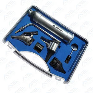 Kit de Diagnóstico ENT, Sistema de Endoscopio de Fibra Óptica Manual, Acero Inoxidable, Examen de Agudeza Visual, Mini Otoscopio, Set Médico - Product Image 5