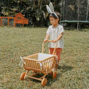 Poupée en rotin pour enfants, jouets faits à la main, accessoires de poupées en osier naturel avec logo personnalisé, vente en gros - Product Image 5