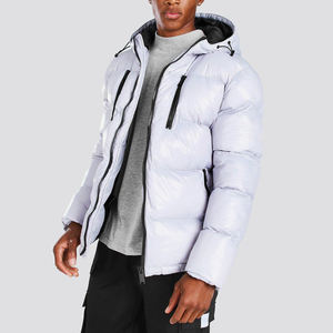 Veste d'hiver rembourrée légère et chaude pour homme avec capuche, logo personnalisé, pour l'extérieur - Product Image 3