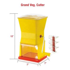 เครื่องตัดพริกพลาสติกแบบใช้มือขนาดกะทัดรัดทนทานสำหรับหั่นผักหัวหอมกระเทียมเครื่องเทศ - Product Image 4