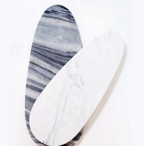 Long Oval Marble Decorative Tray Minimalist Stone Serving Tray <b>Tabletop</b> Display Organizer Tray Luxury Home Decor Accessories new - Product Image 3