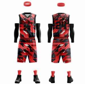 Tenues de basketball réversibles respirantes roses 2024, sublimation BSCI, été, shorts de basketball réversibles, ensembles de basketball d'équipe - Product Image 1