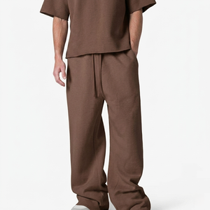 Fabrication de pantalons de survêtement en coton et polyester, en tissu éponge français, avec étiquette privée (OEM) - Product Image 5