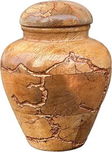 Urna rústica de madera, urna rústica para recuerdo, urna rústica de madera natural, urna rústica para cenizas, urna rústica para cremación - Product Image 5