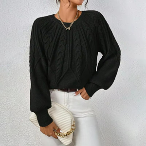 Oferta Especial: Cárdigan de Lana Cachemira Suave y Esponjosa con Cuello Alto, Estilo Holgado de Dos Piezas para Otoño-Invierno, para Mujer, Color Liso - Product Image 3